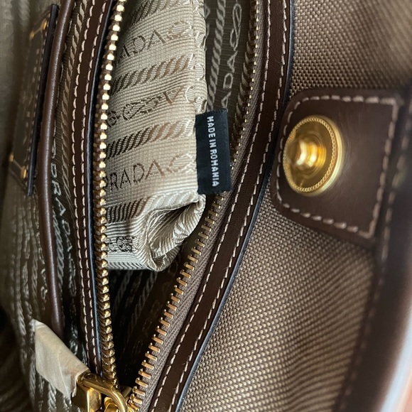 NEW ! PRADA LOGO JACQUARD handbag - Picture 10 of 10